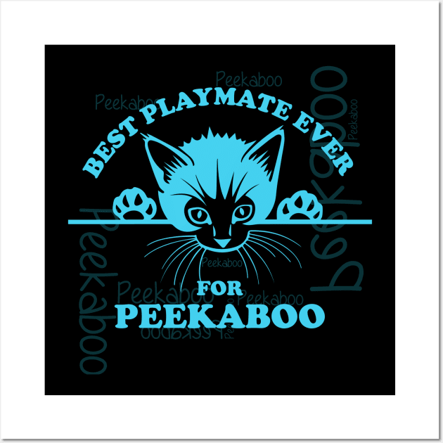Cat as Best playmate ever Wall Art by madlymelody